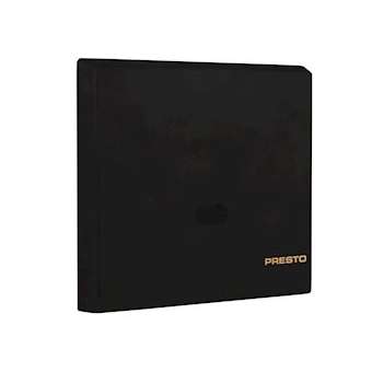 Robinet d'urinoir encastré électronique Sensao 8100 N, sans bouton, face noire|Presto-PSR55482