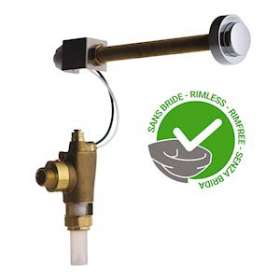 Kit TC chasse prêt à poser P1000XL pour WC sans bride pour cloison de 15 à 200mm|Presto-PSR14260SB