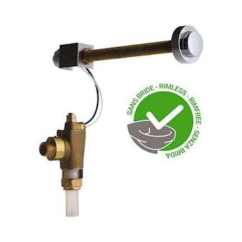 Kit TC chasse prêt à poser P1000XL ECO pour WC sans bride, cloison de 15 à 200mm|Presto-PSR14265SB