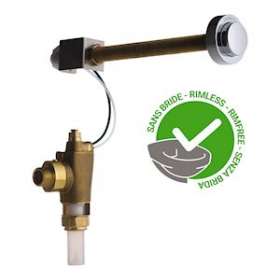 Kit TC chasse prêt à poser P1000XL ECO WC sans bride, cloison de 200 à 300mm|Presto-PSR14266SB