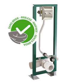 Bâti chasse P1000XL DVA pour paroi coupe feu, adapté aux WC sans bride|Presto-PSR18508SB