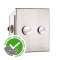 Robinet chasse encastré à double volume P1000XLE DVA ECO pour cuvette sans bride
