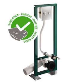 Bâti-support P1000XL A DVA double volume ajustable pour WC sans bride|Presto-PSR18461SB