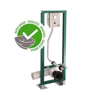 Bâti-support de chasse électronique P7100XL N pour cuvette sans bride|Presto-PSR18493SB