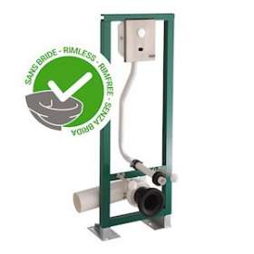 Bâti-support de chasse électronique P7200XL N pour cuvette sans bride|Presto-PSR18495SB
