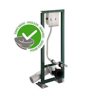Bâti-support P1000XL E DVA double volume ajustable pour WC sans bride|Presto-PSR18460SB