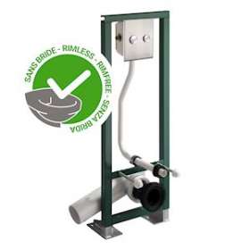 Bâti-support P1000XL E DVA double volume ajustable pour WC sans bride|Presto-PSR18460SB