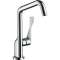 Mitigeur cuisine aspect acier inox|Hansgrohe-HA339850800