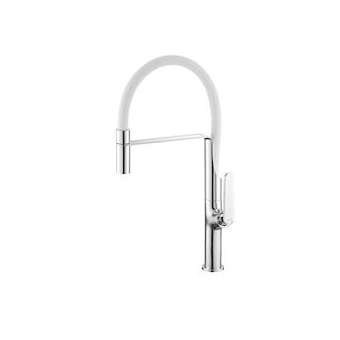 MIT.EVIER - TUBIG CHROME/BLANC|Thewa-TWATUB13B