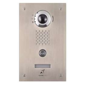 Plat. vidéo enc. 1 bp ip/sip, inox, access, pictos, s. vocale, boucle magnétique|Aiphone-AIPIXDVFL