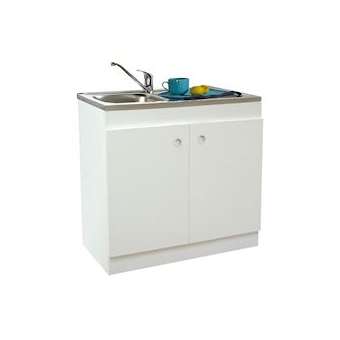 Sous-évier DECLIQ HYDRO L900 2 portes avec découpe pour passage tuyauterie|Neoform industries sas-UIDS13N22090HD