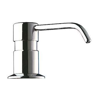Distributeur savon bec coudé, bidon 0,5L, laiton chromé|Delabie-DL5729512