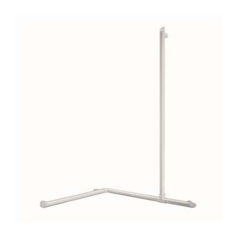 Barre d'angle + barre vert. Be-Line D35 aluminium blanc|Delabie-DL5511949W