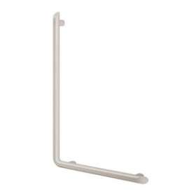 Barre de maintien en L Be-Line D35 H.750 aluminium blanc|Delabie-DL5511970W