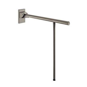 Barre rabattable Be-Line ac béquille D42 L.650 alu anthracite|Delabie-DL5511962C