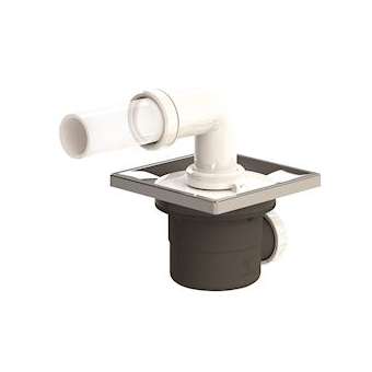 Bonde évolutive PMR, sortie horizontale D40, à encastrer h 105 mm, Connectic|Valentin-VA256830000000
