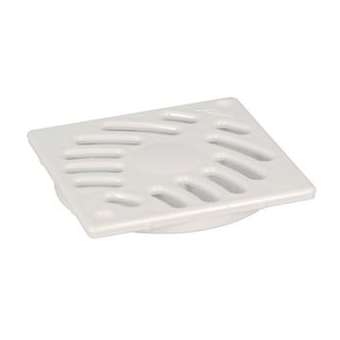 Grille pour siphon 10x10 pvc blanc|Nicoll-NCLGSICA10