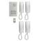 Kit audio platine alu saillie 4 boutons, 4 combinés et 1 transformateur
