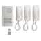Kit audio platine alu saillie 4 boutons, 3 combinés et 1 transformateur
