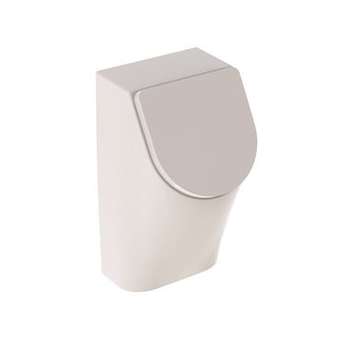 Urinoir Geberit Renova Plan avec couvercle, alim. Et sortie encastrées: T30cm|Geberit-GBR235120000