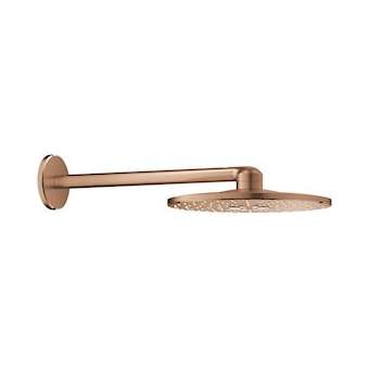 Set douche tête bras 430 mm Rainshower SmartActive 310 Warm Sunset brossé|Grohe-GO226475DL0