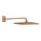 Ensemble douche tête bras 422 mm Rainshower Mono 310 Cube Warm Sunset brossé