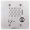 Platine audio encastrée inox 1 bp ip/sip hauteur 120 mm