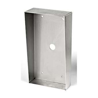 Cadre saillie inox avec visière pour façades fdb1,fdb2 & fdb4|Aiphone-AIPSKDB