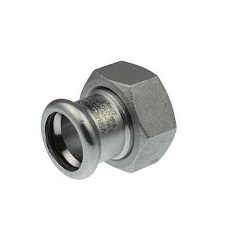 VSH XPress Inox raccord écrou libre FF 28xG1 1/4|Aalberts Integrated Piping Systems BV-IPH6191768