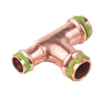 VSH SudoPress Cuivre Té réduit FFF 22x15x15|Aalberts Integrated Piping Systems BV-IPH6670532