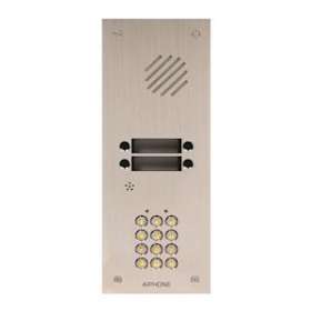 Platine inox 4 bp enc. clavier codé pour kitda3, kitda4&da4ds|Aiphone-AIPKDA4