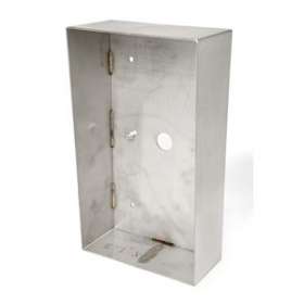 Cadre saillie inox avec visière pour platines kda2&kda4|Aiphone-AIPSKDA