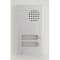 Platine saillie 2 bouton avec Façade aluminium. epaisseur 22mm.