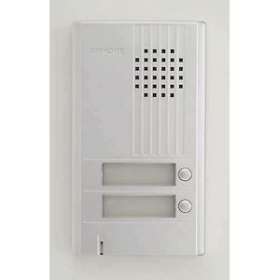 Platine saillie 2 bouton avec Façade aluminium. epaisseur 22mm.|Aiphone-AIPDA2DS