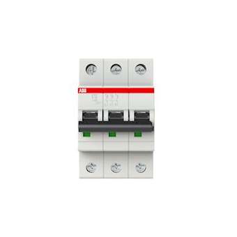 Disjoncteur S203 3P 10A Courbe D Raccordement à vis - 10KA (3Modules)|ABB-ABB352361