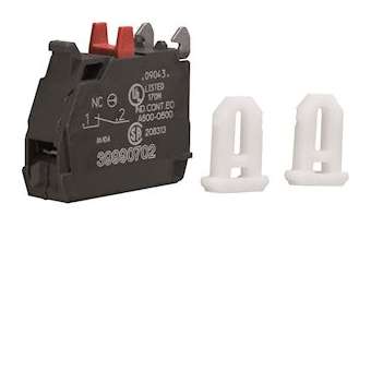 Contact auxiliaire interrupteur fusible 1x NC|Hager-HAGHZF302