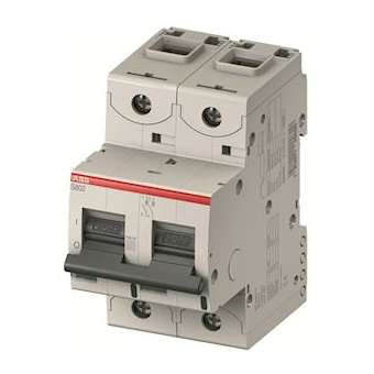 Disjoncteur S802N 2P 80A Courbe C Raccordement à vis - 36KA (3Modules)|ABB-ABB740245