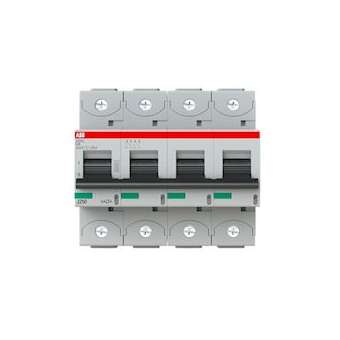 Disjoncteur S804C 4P 25A Courbe C Raccordement à vis - 25KA (6Modules)|ABB-ABB744440