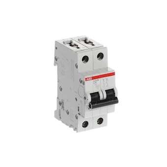 Disjoncteur S202M 2P 4A Courbe C Raccordement à vis - 15KA (2Modules)|ABB-ABB354232