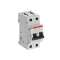 Disjoncteur S202M 2P 4A Courbe C Raccordement à vis - 15KA (2Modules)|ABB-ABB354232