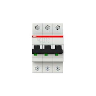 Disjoncteur S203M 3P 25A Courbe C Raccordement à vis - 15KA (3Modules)|ABB-ABB354340