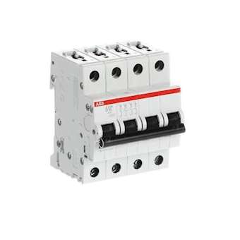 Disjoncteur S204L 4P 16A Courbe D Raccordement à vis - 6KA (4Modules)|ABB-ABB350463