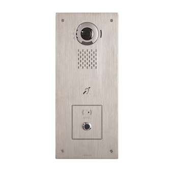 Plat. v. enc. 1bp ss contact ip/sip,inox,access,pictos,s. vocale,boucle magnét|Aiphone-AIPIXDVFLSENS