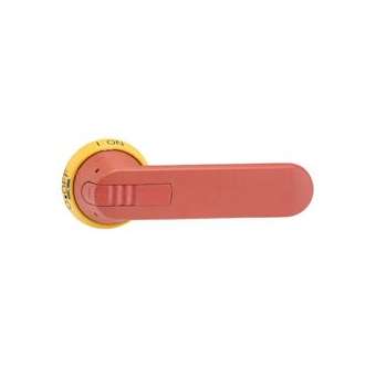 Poignée Pistolet Rouge/Jaune 145mm pour Axe 12mm|ABB-ABB912437