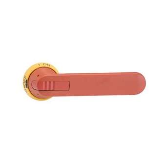 Poignée Pistolet Rouge/Jaune 175mm pour Axe 12mm|ABB-ABB912440