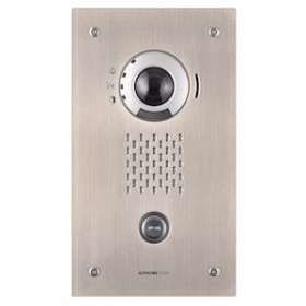 Platine vidéo encastrée résistante au vandalisme 1 bp ip/sip Façade inox|Aiphone-AIPIXDVFA