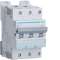 Disjoncteur 3P 6-10kA courbe C - 10A 3 modules|Hager-HAGNFT310