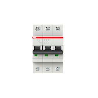 Disjoncteur S203 3P 32A Courbe D Raccordement à vis - 10KA (3Modules)|ABB-ABB352366