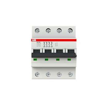 Disj. magnétique Seul (M204) 4P 15KA 50A (4Modules)|ABB-ABB358418