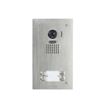 Platine vidéo 4bp encastrée façade inox pour moniteurs jo1md|Aiphone-AIPJO4DVF